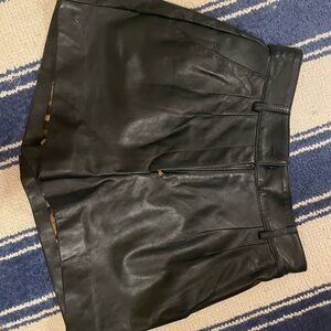 Dolce Gabbana Black 100% Leather Shorts
Brand New with Tags